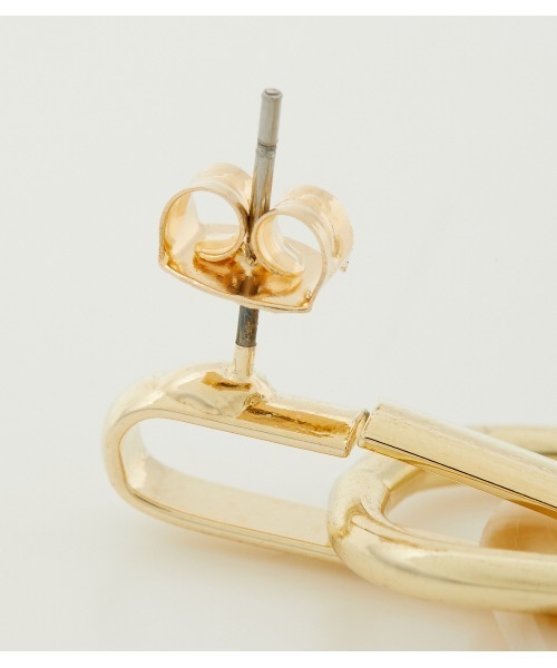 AZUL by moussy(アズールバイマウジー)の「MATTEMARBLE×METALHOOPEARRINGS(ピアス(両耳用)・レディース・グリーン系その他/ホワイト系その他・FREE)」の7枚目の写真