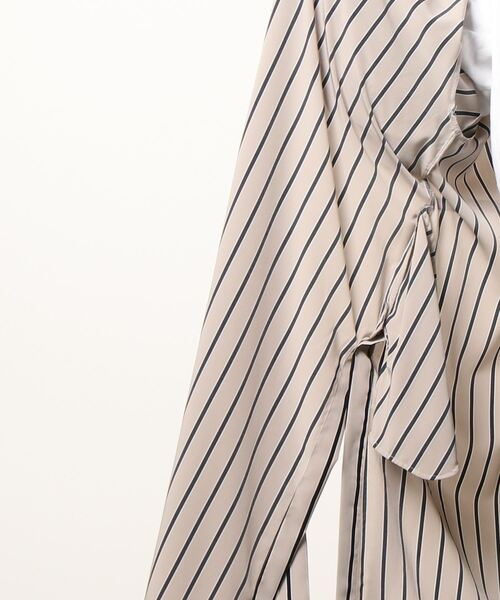 Lui's(ルイス)の「ストライプシャツコート(シャツ/ブラウス・メンズ・ベージュ/ネイビー・FREE)」の15枚目の写真