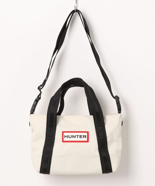 HUNTER(ハンター)の「【HUNTER】NYLON TOPCLIP TOTE MINI(トートバッグ・レディース・ネイビー/イエロー/オリーブ/ピンク/ホワイト系その他・FREE)」の1枚目の写真