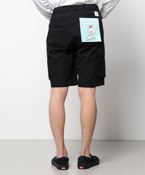 ELEMENT(エレメント)の「ELEMENT メンズ SHOD SHORTS CA_05 ウォークパンツ/ショートパンツ 【2022年春夏モデル】/エレメントウエストゴムカーゴショーツ(カーゴパンツ・メンズ・ブラック/グレー/カーキ・MEDIUM/LARGE/X-LARGE)」の6枚目の写真
