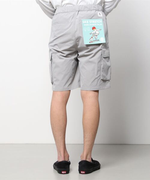 ELEMENT(エレメント)の「ELEMENT メンズ SHOD SHORTS CA_05 ウォークパンツ/ショートパンツ 【2022年春夏モデル】/エレメントウエストゴムカーゴショーツ(カーゴパンツ・メンズ・ブラック/グレー/カーキ・MEDIUM/LARGE/X-LARGE)」の5枚目の写真
