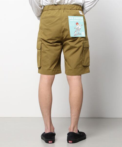 ELEMENT(エレメント)の「ELEMENT メンズ SHOD SHORTS CA_05 ウォークパンツ/ショートパンツ 【2022年春夏モデル】/エレメントウエストゴムカーゴショーツ(カーゴパンツ・メンズ・ブラック/グレー/カーキ・MEDIUM/LARGE/X-LARGE)」の4枚目の写真