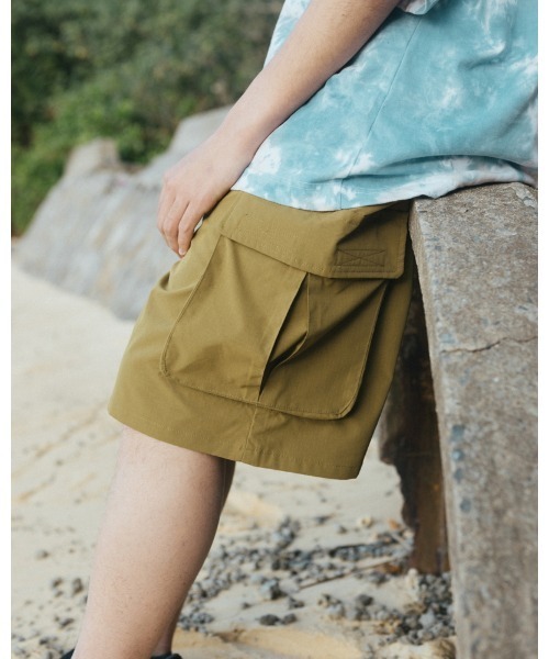 ELEMENT(エレメント)の「ELEMENT メンズ SHOD SHORTS CA_05 ウォークパンツ/ショートパンツ 【2022年春夏モデル】/エレメントウエストゴムカーゴショーツ(カーゴパンツ・メンズ・ブラック/グレー/カーキ・MEDIUM/LARGE/X-LARGE)」の15枚目の写真