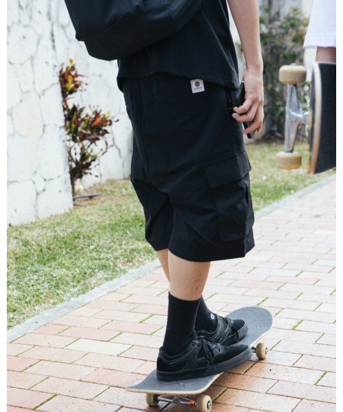 ELEMENT(エレメント)の「ELEMENT メンズ SHOD SHORTS CA_05 ウォークパンツ/ショートパンツ 【2022年春夏モデル】/エレメントウエストゴムカーゴショーツ(カーゴパンツ・メンズ・ブラック/グレー/カーキ・MEDIUM/LARGE/X-LARGE)」の14枚目の写真