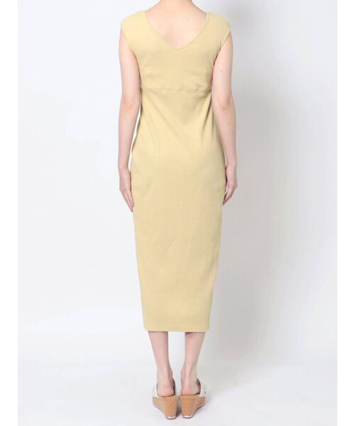 MERCURYDUO（マーキュリーデュオ）の「2WAYギャザーオープンカットワンピース（ワンピース・レディース・グリーン/ブラック/ライム・FREE）」の10枚目の写真