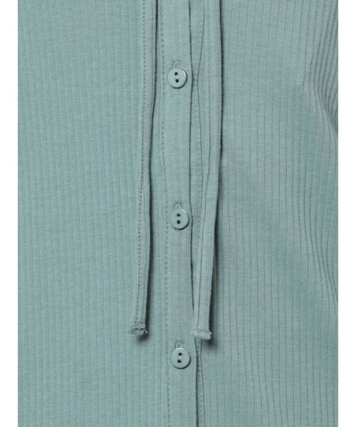 MERCURYDUO（マーキュリーデュオ）の「2WAYギャザーオープンカットワンピース（ワンピース・レディース・グリーン/ブラック/ライム・FREE）」の17枚目の写真