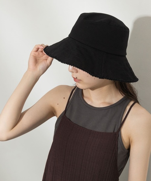 ツイルフリンジバケットハット