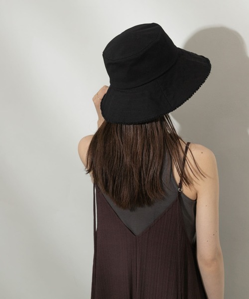 ツイルフリンジバケットハット