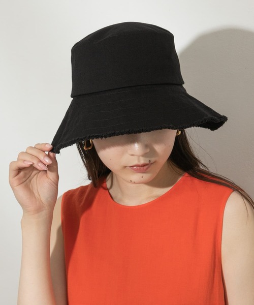 ツイルフリンジバケットハット