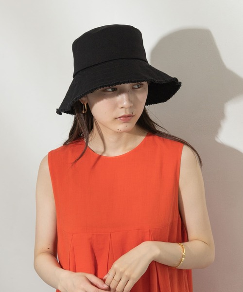 ツイルフリンジバケットハット