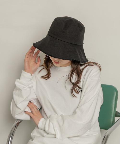 ツイルフリンジバケットハット