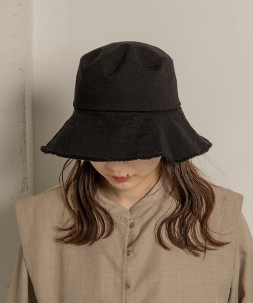 ツイルフリンジバケットハット