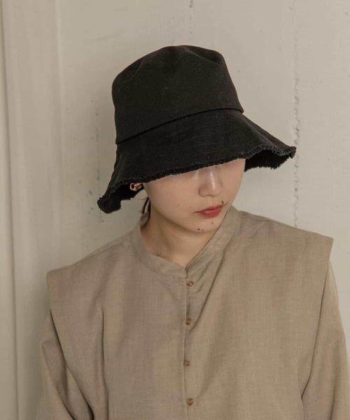 ツイルフリンジバケットハット