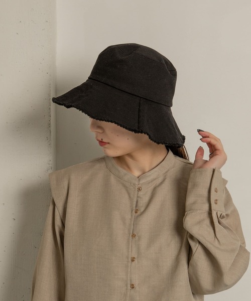 ツイルフリンジバケットハット