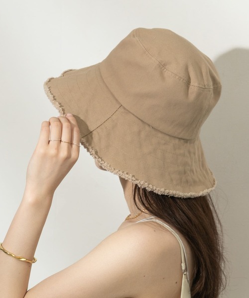 ツイルフリンジバケットハット