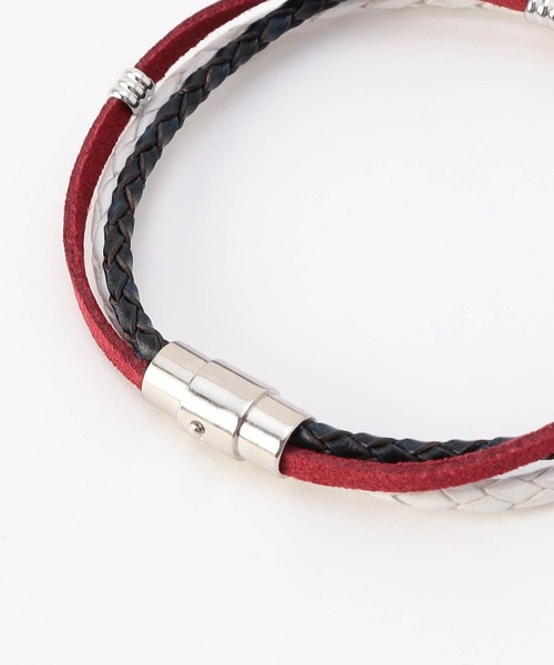 HIDEAWAYS NICOLE（ハイダウェイニコル）の「ブレスレット（ブレスレット・メンズ・トリコロール/その他/ブラウン/ネイビー・FREE）」の7枚目の写真