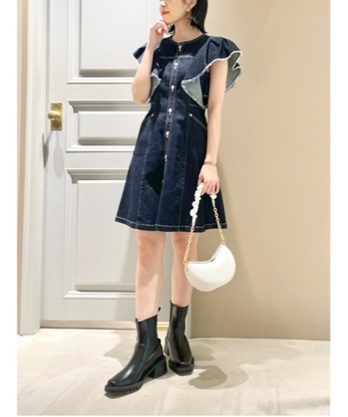 LILY BROWN(リリーブラウン)の「サイドゴアブーツ(ブーツ・レディース・ブラック/グリーン・SMALL/MEDIUM/LARGE)」の17枚目の写真