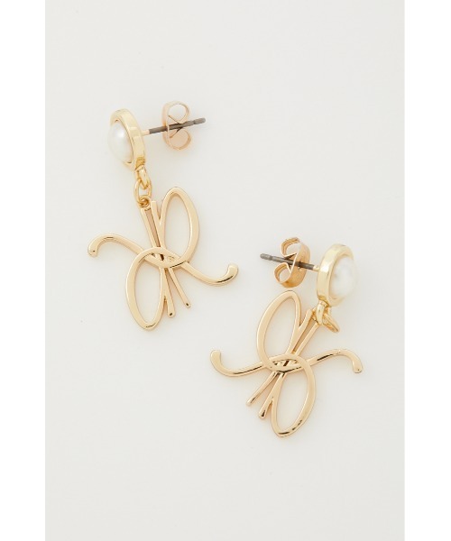 rienda（リエンダ）の「RRフェイクパールピアス（ピアス（両耳用）・レディース・ゴールド/シルバー・SMALL/MEDIUM）」の4枚目の写真