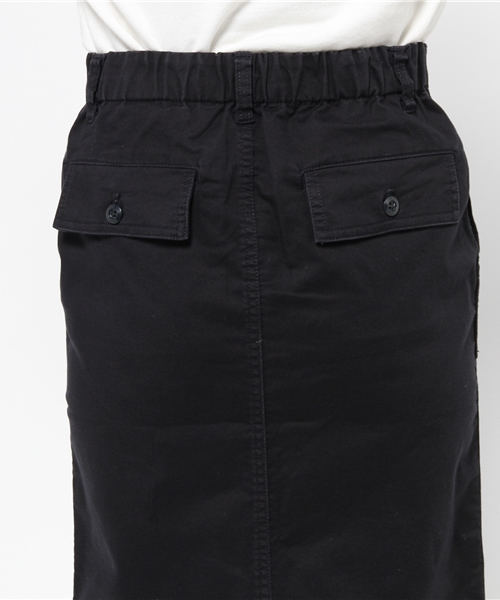 MELROSE claire（メルローズ クレール）の「アーミーブロークンストレッチタイトストレートスカート<E'CRU>≪LEE4月号麻生久美子さんコーディネートアイテム≫【LEE4月号】【BAILA4月号】（スカート・レディース・カーキ/ダークネイビー/キャメル・SMALL/MEDIUM）」の13枚目の写真