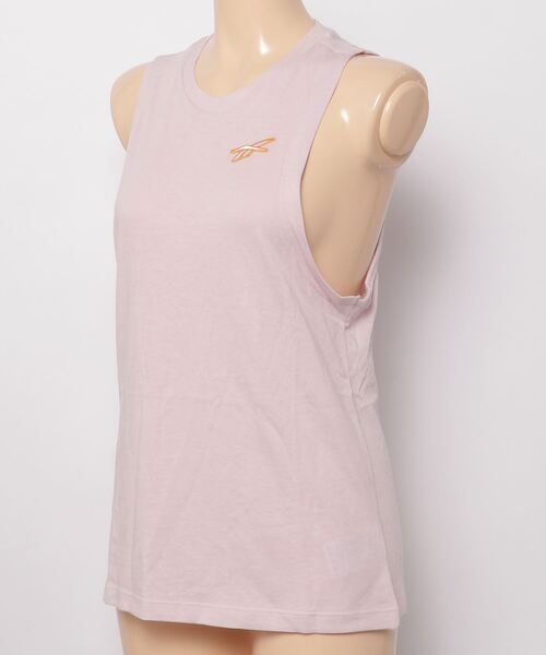 Reebok（リーボック）の「ワークアウト レディ MYT マッスル タンクトップ / Workout Ready MYT Muscle Tank Top （タンクトップ・レディース・ブラック/ライトピンク/グレイッシュブルー・SMALL/MEDIUM/LARGE/X-LARGE/XX-LARGE）」の16枚目の写真