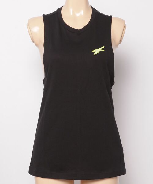 Reebok（リーボック）の「ワークアウト レディ MYT マッスル タンクトップ / Workout Ready MYT Muscle Tank Top （タンクトップ・レディース・ブラック/ライトピンク/グレイッシュブルー・SMALL/MEDIUM/LARGE/X-LARGE/XX-LARGE）」の13枚目の写真