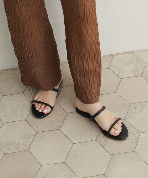 URBAN RESEARCH DOORS(アーバンリサーチドアーズ)の「ダブルストラップサンダル(サンダル・レディース・ホワイト系その他/ブラック/グレー系その他・36/37/38)」の9枚目の写真