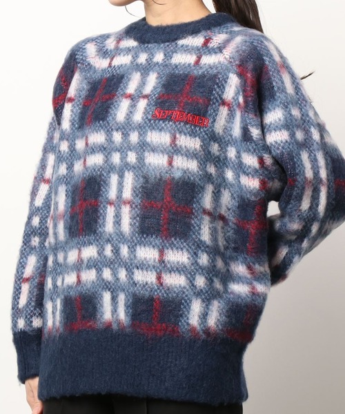 September/セプテンバー/CHECK KNIT/チェックニット
