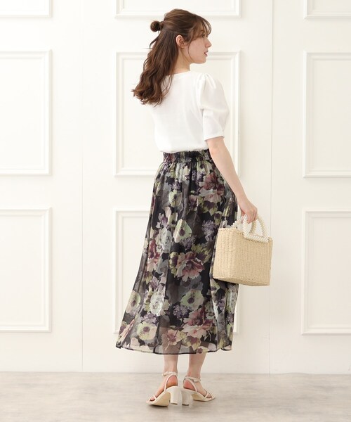 couture brooch（クチュールブローチ）の「◆洗える/5色展開/パワショルカットソー（Tシャツ/カットソー・レディース・マスタード/ブルー/ブラック/オフホワイト/サンドベージュ・38）」の10枚目の写真