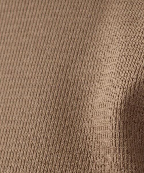 couture brooch（クチュールブローチ）の「◆洗える/5色展開/パワショルカットソー（Tシャツ/カットソー・レディース・マスタード/ブルー/ブラック/オフホワイト/サンドベージュ・38）」の9枚目の写真