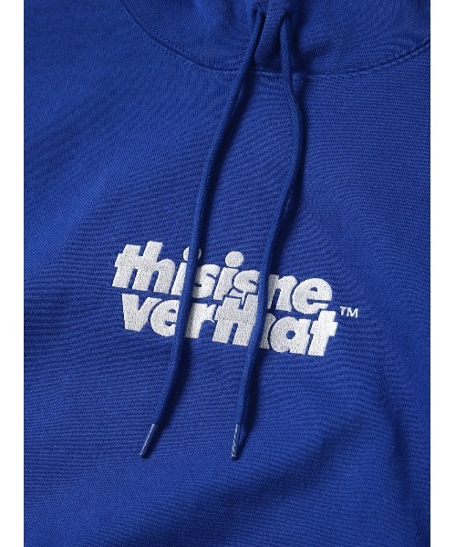 thisisneverthat(ディスイズネバーザット)の「OL LOGO HOODIE(パーカー・メンズ・ライトグレー/ブラック/ロイヤルブルー・M/S/XL/L)」の6枚目の写真