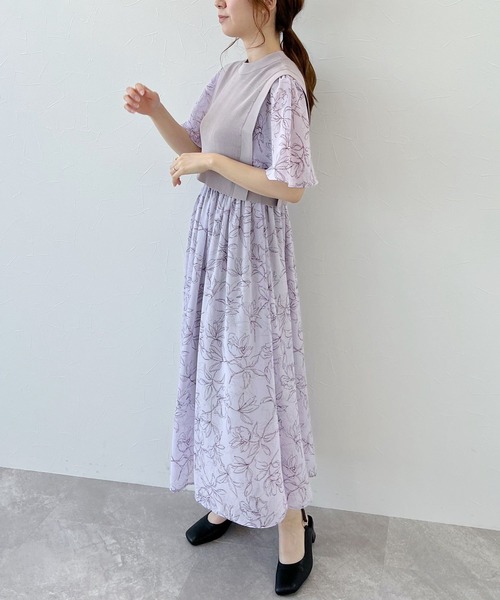mysty woman(ミスティウーマン)の「ベストセットツイン柄 mysty woman(ミスティウーマン)の「ベストセットツイン柄