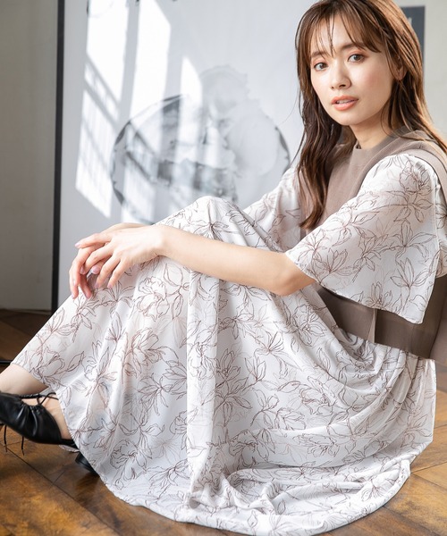 【新品・未使用】Maitresse メトリーゼ オールインワンワンピース 38 MINORI 2-IN-1 RIBBED MIDI DRESS | MINORI 2-IN-1 リブ ミディ
