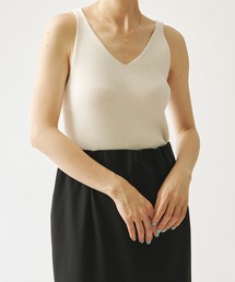 COLLAGE GALLARDAGALANTE | 大人なフェミニン感を演出/ニットタンク(タンクトップ)