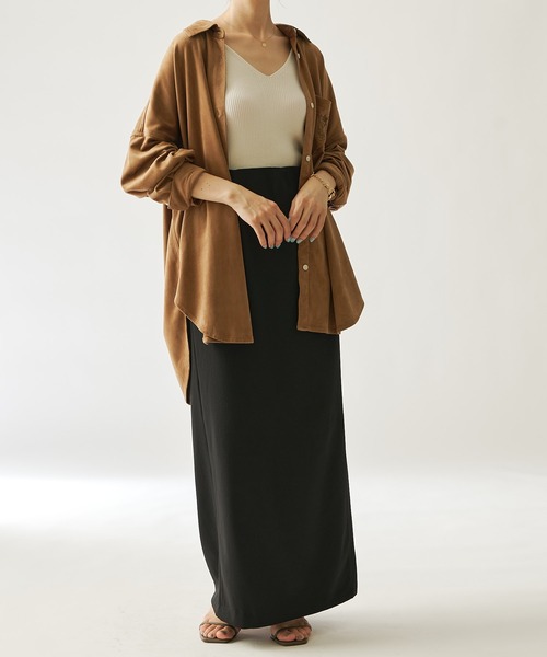 COLLAGE GALLARDAGALANTE(コラージュガリャルダガランテ)の「大人なフェミニン感を演出/ニットタンク(タンクトップ・レディース・ホワイト/レッド・FREE)」の18枚目の写真