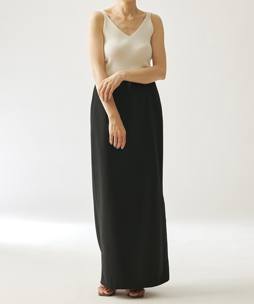 COLLAGE GALLARDAGALANTE(コラージュガリャルダガランテ)の「大人なフェミニン感を演出/ニットタンク(タンクトップ・レディース・ホワイト/レッド・FREE)」の20枚目の写真