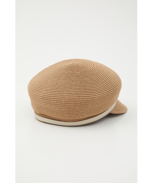 AZUL by moussy(アズールバイマウジー)の「BIT BLADE CASQUETTE/ビットブレードキャスケット(キャップ・レディース・ブラック/ベージュ・FREE)」の15枚目の写真