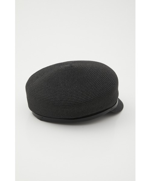 AZUL by moussy(アズールバイマウジー)の「BIT BLADE CASQUETTE/ビットブレードキャスケット(キャップ・レディース・ブラック/ベージュ・FREE)」の7枚目の写真