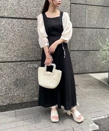 one after another NICE CLAUP | ノースリーブワンピース　前後2wayブラウスセット(ワンピース)