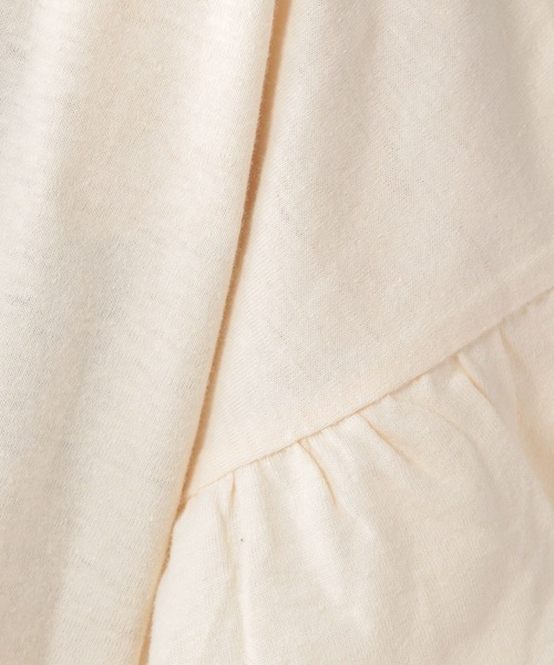 studio CLIP(スタディオクリップ)の「綿麻袖フリルカットソー(Tシャツ/カットソー・レディース・マスタード/ライトベージュ/スモーク/アイボリー・FREE)」の19枚目の写真