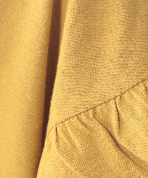 studio CLIP(スタディオクリップ)の「綿麻袖フリルカットソー(Tシャツ/カットソー・レディース・マスタード/ライトベージュ/スモーク/アイボリー・FREE)」の17枚目の写真