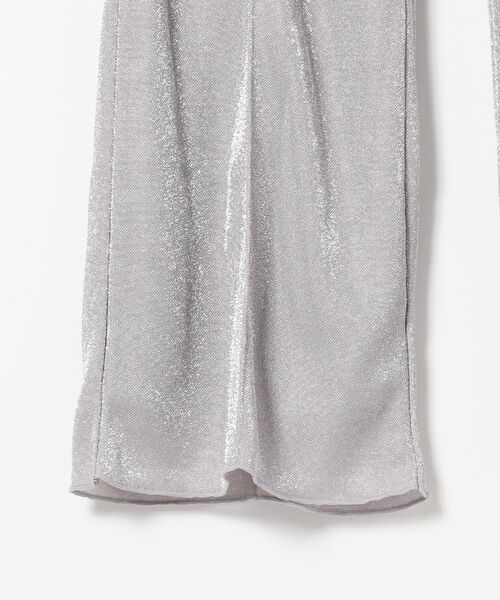 Ray BEAMS(レイビームス)の「Ray BEAMS / カット ラメ フレア パンツ(その他パンツ・レディース・ライトグレー/マスタード・1/0)」の12枚目の写真