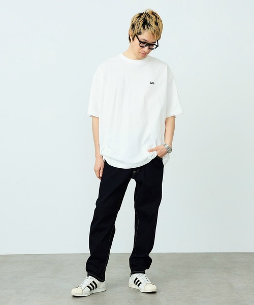 Lee(リー)の「Lee/リー WEB限定 イージー ワイドテーパードパンツ(デニムパンツ・メンズ・インディゴブルー/ブルー/ダークインディゴブルー/ブラック系その他・SMALL/MEDIUM/LARGE/X-LARGE)」の11枚目の写真