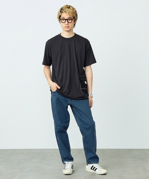 Lee(リー)の「Lee/リー WEB限定 イージー ワイドテーパードパンツ(デニムパンツ・メンズ・インディゴブルー/ブルー/ダークインディゴブルー/ブラック系その他・SMALL/MEDIUM/LARGE/X-LARGE)」の8枚目の写真