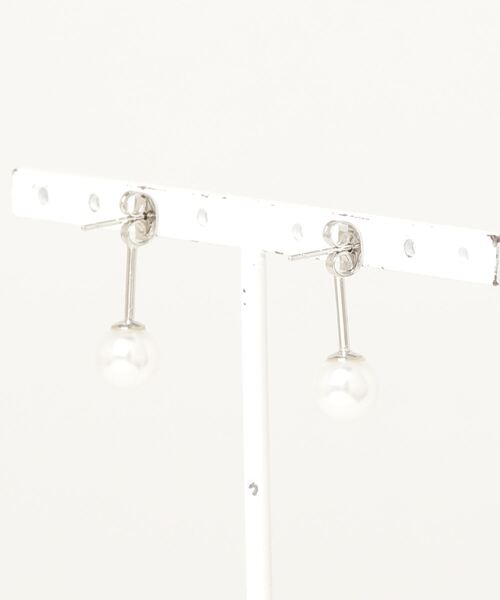 Ritomo De Ricco（リトモ・デ・リコ）の「シンプルパールラインピアス　ポストSV925（ピアス（両耳用）・レディース・A/B・FREE）」の11枚目の写真