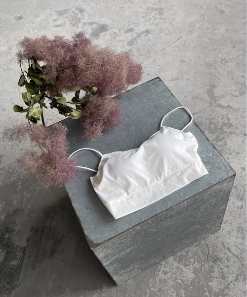 Solace（ソレイス）の「【入荷禁止】バックオープンベアトップ（チューブトップ・レディース・ホワイト/ブラック/グリーン/ナチュラル・FREE）」の11枚目の写真