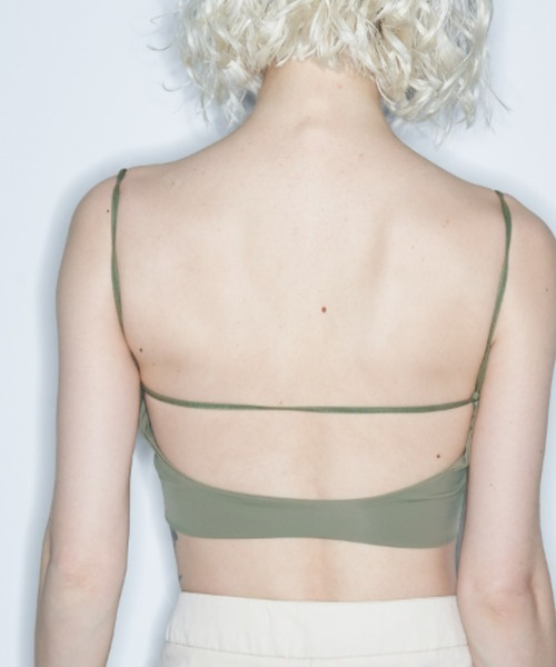 Solace（ソレイス）の「【入荷禁止】バックオープンベアトップ（チューブトップ・レディース・ホワイト/ブラック/グリーン/ナチュラル・FREE）」の18枚目の写真