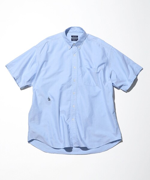 NAUTICA（ノーティカ）の「NAUTICA/ノーティカ Oxford BD S/S Shirt（シャツ/ブラウス・メンズ・ホワイト/イエロー/サックスブルー・MEDIUM/LARGE/X-LARGE/XX-LARGE）」の5枚目の写真