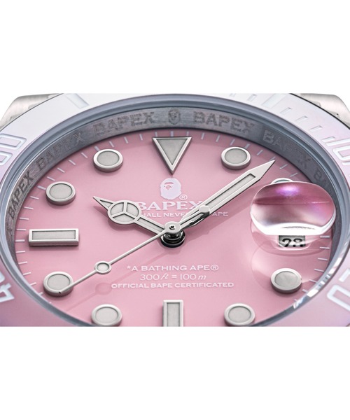 A BATHING APE（アベイシングエイプ）の「TYPE 1 BAPEX M（アナログ腕時計・メンズ・サックスブルー/ピンク/オレンジ/グリーン・FREE）」の10枚目の写真