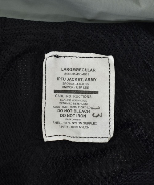 VINTAGE（ヴィンテージ）の「【ヴィンテージ古着】U.S.ARMY アメリカ軍 トレーニング ナイロンジャケット（ナイロンジャケット・メンズ・グレー・LARGE）」の3枚目の写真