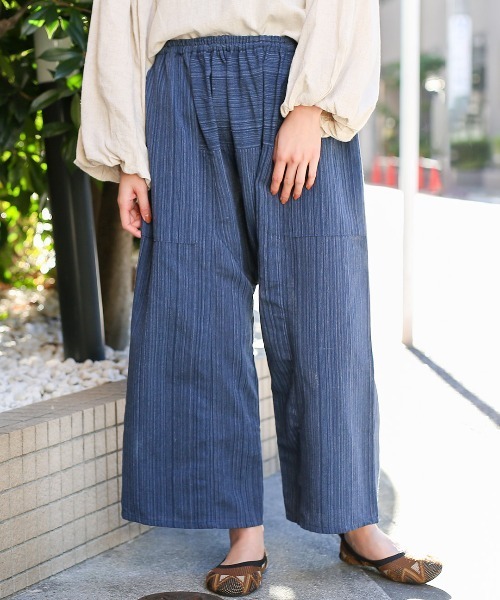 チチカカ(チチカカ)の「【ユニセックス】イージータイパンツ【WEB限定】(その他パンツ・レディース・ネイビー/グリーン/ピンク/ブラウン/ライトブラウン・FREE)」の4枚目の写真